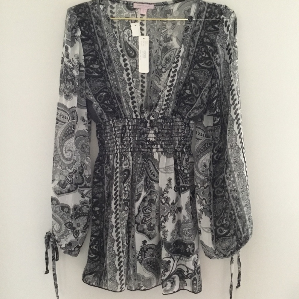 😍Romeo & Juliet Grey Long Sleeves Blouse